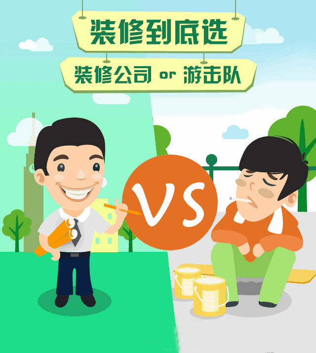 房子装修是找装修公司好还是自己找人装的好？装修公司OR游击队